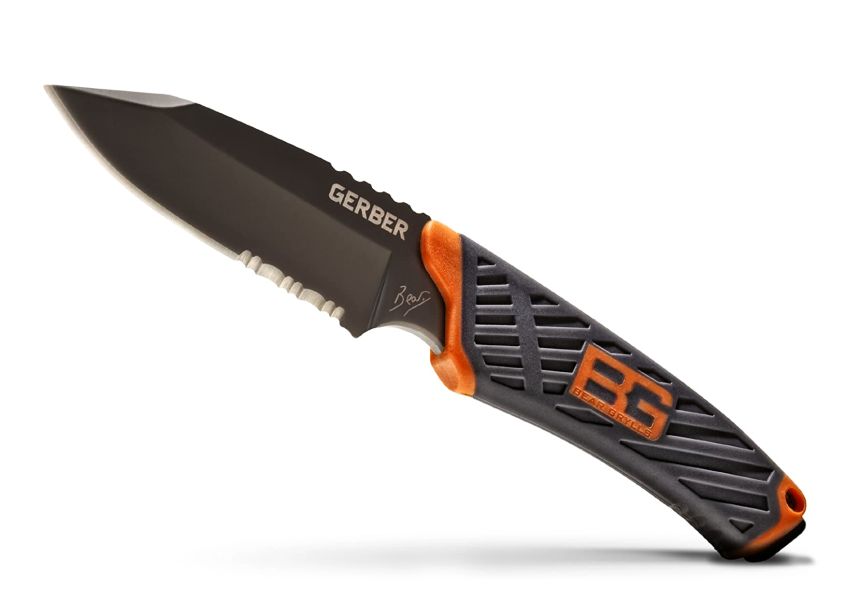 Le couteau de survie Gerber Compact signé Bear Grylls est l'idéal compagnon pour vos sorties en plein air en compagnie de vos amis