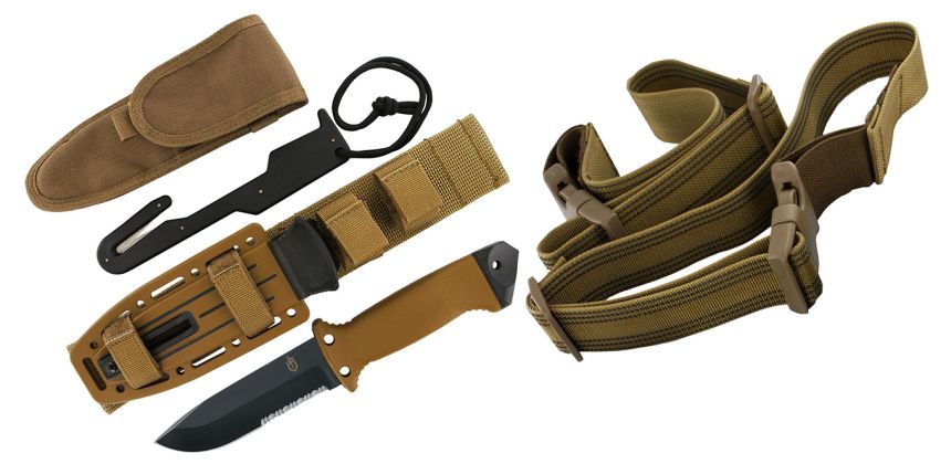 Il ne manque rien : voici votre couteau Gerber LMF II Survival avec tous les accessoires inclus