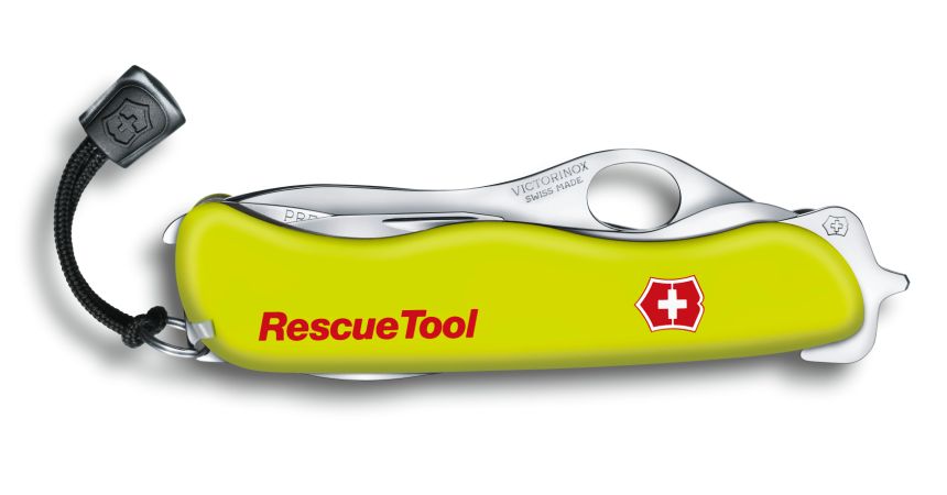 13 fonctions contenues dans un couteau de poche extrêmement compact : voici comment se présente le Victorinox Rescue Tool avec tous les accessoires 