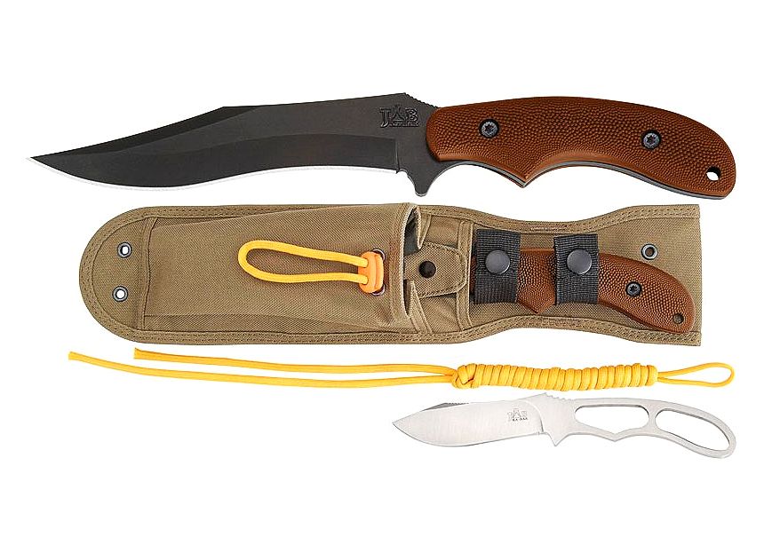 KA-BAR Johnson Adventure Baconmaker avec tous les accessoires